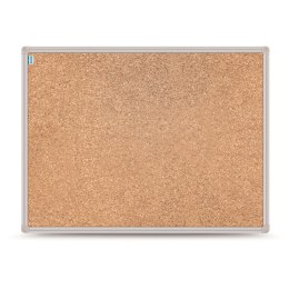 Tablica korkowa MemoBe, rama aluminiowa srebrna, SMART, 120x90cm MSTC120090.00.82.03