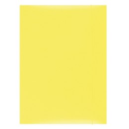 Teczka skrzydłowa z gumką żółta 21191131-06 office products