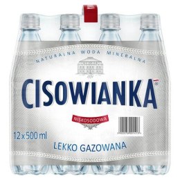 Woda CISOWIANKA 0.5l lekko gazowana zgrzewka 12 szt. KAUCJA