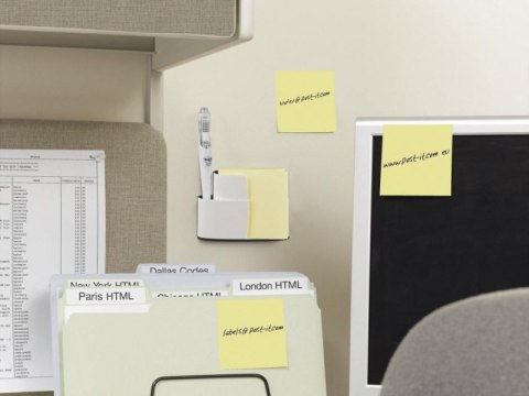 Bloczki samoprzylepne Post-it_ Super Sticky (654-P16SSCY-EU), 76x76mm, 16x90 kart., żółte, 2 bloczki GRATIS (X)