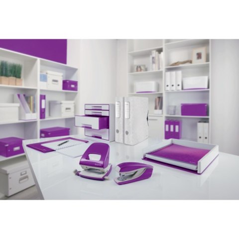 Dziurkacz 5008 LEITZ fioletowy 30 kartek duży metalowy 50081062 Dziurkacz 5008 LEITZ fioletowy 30 kartek duży metalowy 50081062