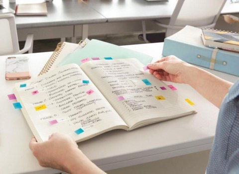 Zestaw promocyjny zakładek POST-IT (680 -P10+2), PP, 25,4x43,2mm, mix kolorów, 10+2 GRATIS