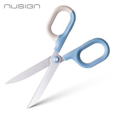 Nożyczki Comfort Nusign ENS056, 14,5 cm, niebieskie ENS056-BL Deli