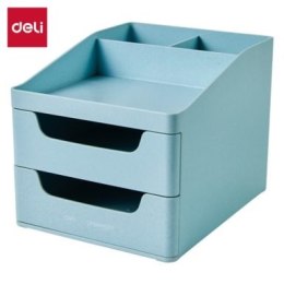 Organizer na biurko - szufladki Deli EZ421, Urbanroot, niebieski