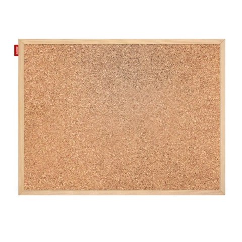 Tablica korkowa MEMOBE, rama drewniana, 150x100 cm MTC150100.00.01.05