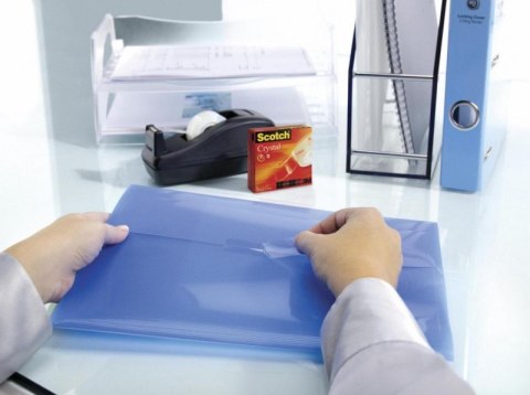 Taśma biurowa SCOTCH_ Crystal Clear (600), transparentna, 19mm, 10m (X)